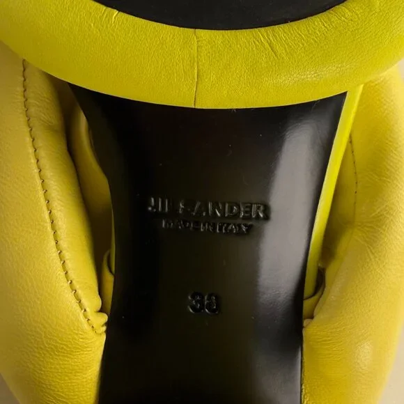 Jil Sander Leather Platform Thong Sandal - Picture 5 of 5